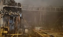 Gönen’de PVC üretim atölyesinde yangın