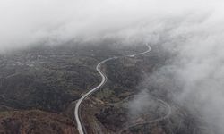 Çankırı'da yüksek rakımlı bölgelerde sis etkili oldu