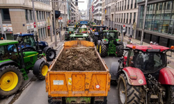 Brüksel, Avrupalı çiftçilerin protestosuna sahne oldu