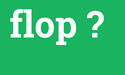 Sosyal medyada kullanılan flop sözcüğü ne anlama geliyor?