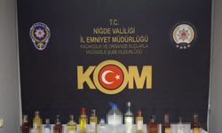 Niğde'de KOM ekiplerinden sahte içki baskını
