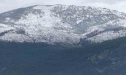 Köyceğiz’de kar sevinci: Sandras Dağı beyaza büründü