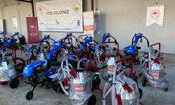 Sinop’ta üreticiye %100 hibe destekli makine teslimi