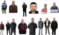 Kırmızı bültenle aranan 13 suçlu Türkiye’ye getirildi