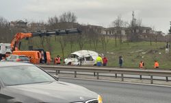 TEM Otoyolu’nda meydana gelen kazada 5 kişi yaralandı