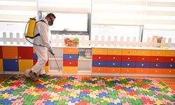 Mamak Belediyesi kreşlerde yarıyıl temizliği yaptı