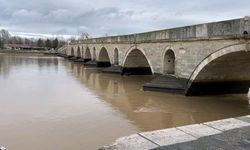 Bulgaristan ve Edirne’deki sağanak Meriç Nehri'ni 6 kat artırdı
