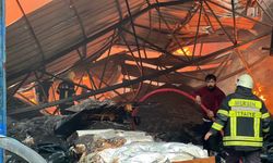 Mersin’de geri dönüşüm tesisinde depo yangını