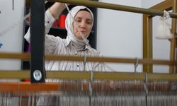 Trabzon'da mısır koçanı tekstile dönüştü