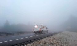 Muğla’da görüş mesafesi 5 metreye düştü