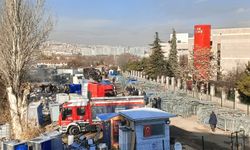 Yenimahalle Yediemin Otoparkı'nda yangın