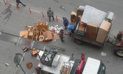 Mersin’de sağlık tehdidi oluşturan çöp ev boşaltıldı