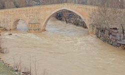 Sinek Çayı’nda yağışlar su seviyesini artırdı