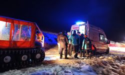 3 işçi dağlık bölgede donmaktan son anda kurtuldu