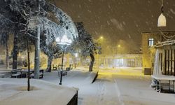 Aksaray'da Güzelyurt ve Hasan Dağı beyaza büründü
