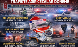 TBMM’de trafik cezalarını artıran 6 madde kabul edildi