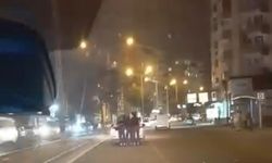 Patenli gençlerin tehlikeli yolculuğu kameralara yansıdı