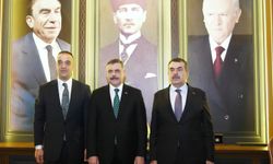 Çiftçi ve Tekin'den Erzurum MHP İl Başkanlığı'na ziyaret