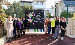 Didim'de çocuklardan Kadınlar Günü’ne özel çalışmalar