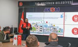 Keçiören’de belediye personeline yangın eğitimi