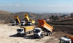 Keçiören’de hafriyat kamyonlarına dronlu denetim