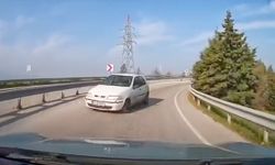 Manisa’da ters yön manevrası sosyal medyada gündem oldu