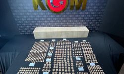 Kahramanmaraş'ta 977 parça sahte altın ele geçirildi