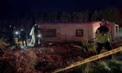 İznik’te yolcu minibüsü devrildi: 1 ölü, 12 yaralı