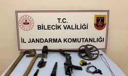 Bilecik'te define kazısı yapan 3 kişi suçüstü yakalandı