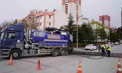 Ankara’da yağmur suyu altyapısında temizlik sürüyor