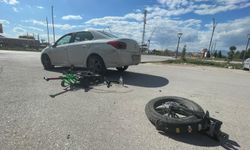 Karaman’da trafik kazası: Elektrikli bisiklet ikiye bölündü