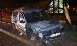 Nevşehir’de kazadan sonra çalılığa saklandı