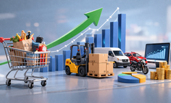 Şubatta ticaret hacmi arttı, perakende satışlar öne çıktı