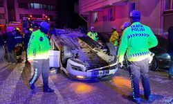 Bolu’da takla atan otomobilin sürücüsü alkolmetreye üfleyemedi