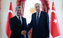 Erdoğan, IKBY Başbakanı Barzani’yi kabul etti