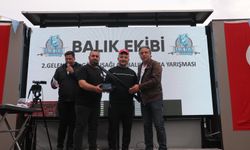 Bafra'da amatör balıkçılar en büyük alabalık için yarıştı