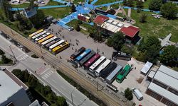 Eskişehir’de klasik otobüsler ilgi odağı oldu