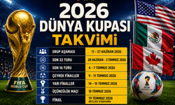 2026 Dünya Kupası maç saatleri! 2026 Dünya Kupası fikstürü!