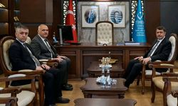 Başkan Acar’dan TİHEK Başkanı Vasip Şahin’e ziyaret