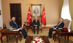 Gürlek ve Çiftçi'den Bahçeli'ye TBMM ziyareti