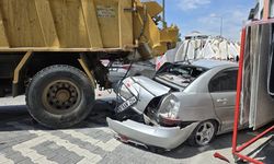 Freni tutmayan kamyon paniğe neden oldu