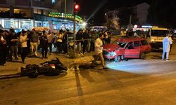 Kırmızı ışık ihlali faciaya yol açtı! Motosiklet sürücüsü ağır yaralandı