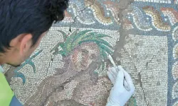 Aspendos’ta 1800 yıllık mozaik keşfi