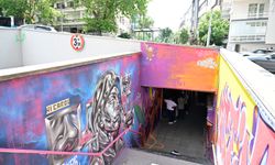 Farabi Alt Geçidi genç grafiti sanatçılarıyla renklendi