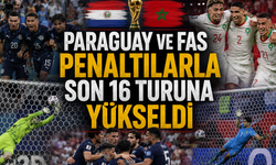 Paraguay ve Fas penaltılarla son 16 turuna yükseldi