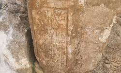 Midyat’ta peyzaj çalışmasında tarihî kitabeler bulundu