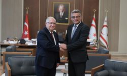 Yaşar Güler, KKTC Cumhurbaşkanı Erhürman ile görüştü