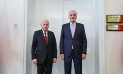 Kurtulmuş ile Bahçeli Meclis'te bir araya geldi
