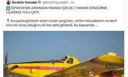 Macron’dan Türkiye’ye yangın uçağı teşekkürü
