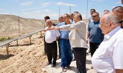 Darende'de Millet Bahçesi ve GES'e inceleme
